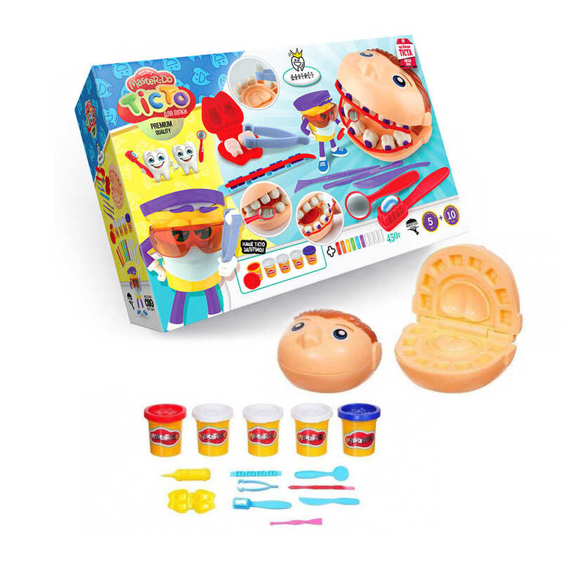 гр Тісто для ліплення "Master Do" Дантист TMD-12-01U УКР. (4) "Danko Toys"