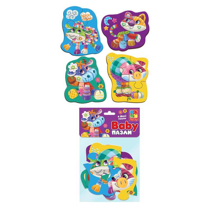 гр Бебі MAXI пазли картонні "Диво-ферма" VT 1722-19 (24) "Vladi Toys"