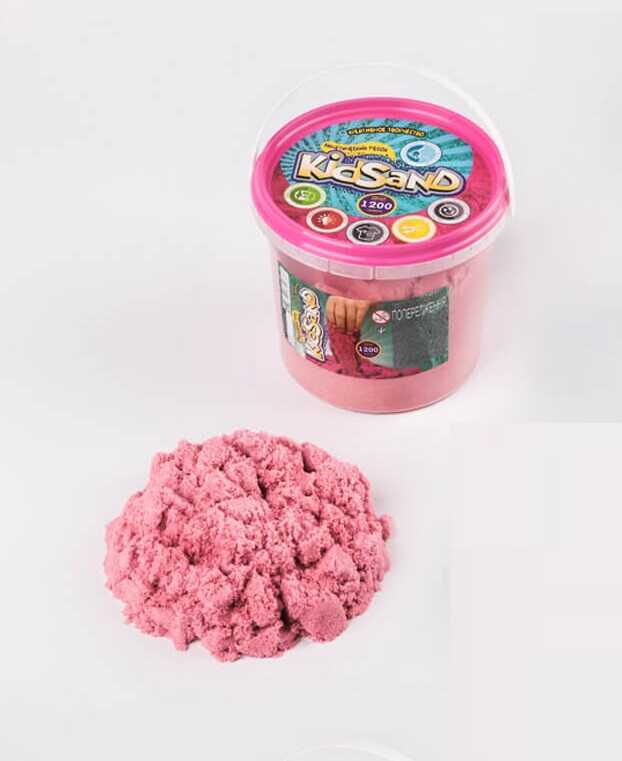 гр Кінетичний пісок "KidSand" банка 1200г KS-01-04 (12) "Danko Toys"