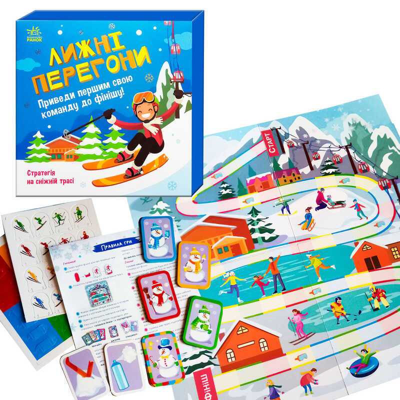 гр Настільна гра "Лижні перегони" G1430003У (15) "Ранок"