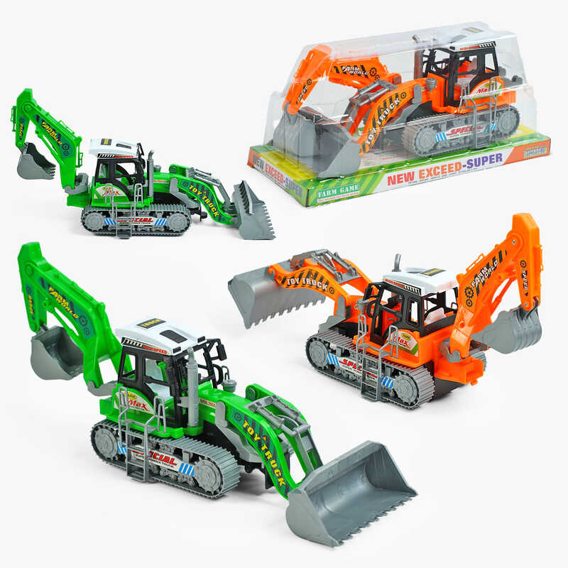 Екскаватор 668-2 (48/2) 2 види, інерція, рухомі деталі, додаткова стріла з ковшем, у слюді