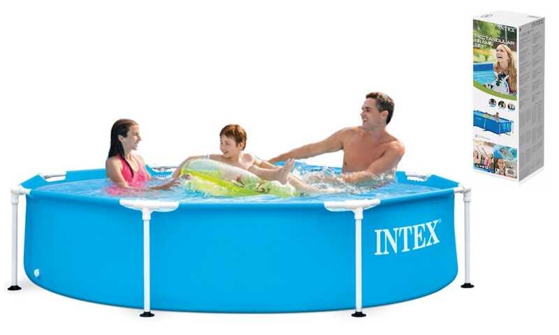 Intex ПОШКОДЖЕНЕ ПАКУВАННЯ Басейн каркасний 28205 NP (1) 244х51 см об`єм води - 1828 л