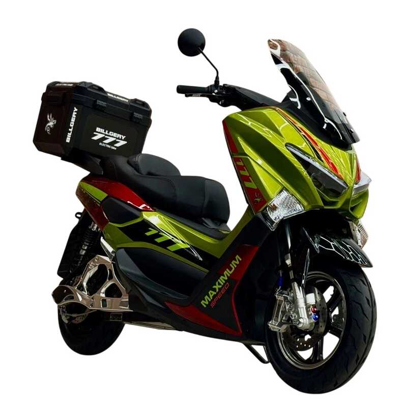 Електричний мопед Billgery 777 B-89652 (1) +1 ЯЩИК АКУМ., +1 ЯЩИК БАГАЖНИК, двигун 2000W, акумулятор 72V/32Ah, в коробці