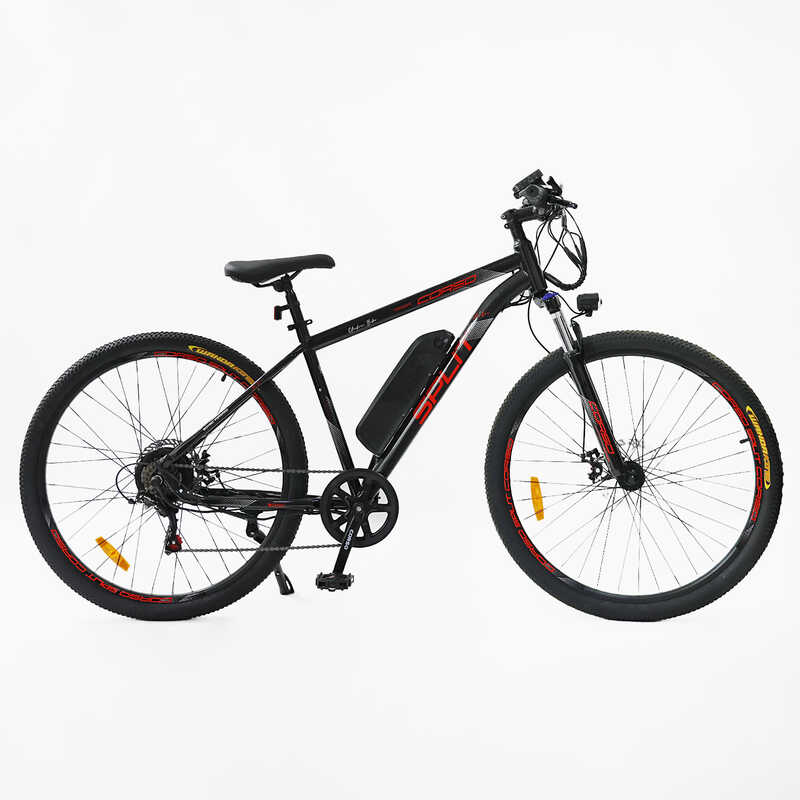 Електровелосипед Corso «Split» 29" дюймів SP-78019 (1) рама сталева 19``, двигун 350W, акум. 36V13Ah, Shimano 7 швидкостей, у коробці