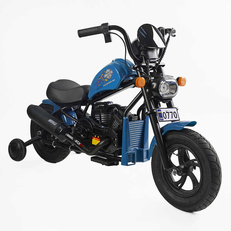 Мотоцикл електричний дитячий Corso H-42724 (1) двигун 160W, акумулятор 24V5Ah, Bluetooth, звук двигуна, в коробці