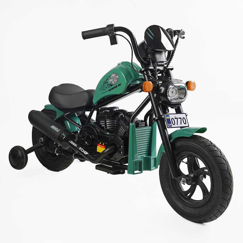 Мотоцикл електричний дитячий Corso H-93171 (1) двигун 160W, акумулятор 24V5Ah, Bluetooth, звук двигуна, в коробці