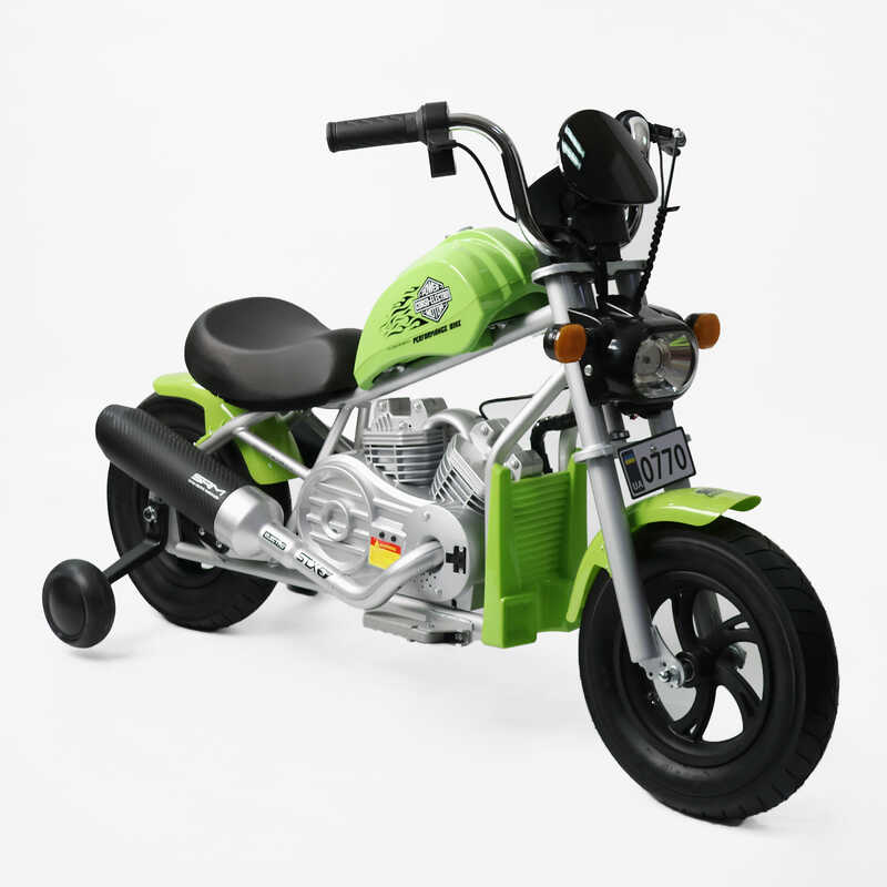 Мотоцикл електричний дитячий Corso H-52194 (1) двигун 160W, акумулятор 24V5Ah, Bluetooth, звук двигуна, в коробці