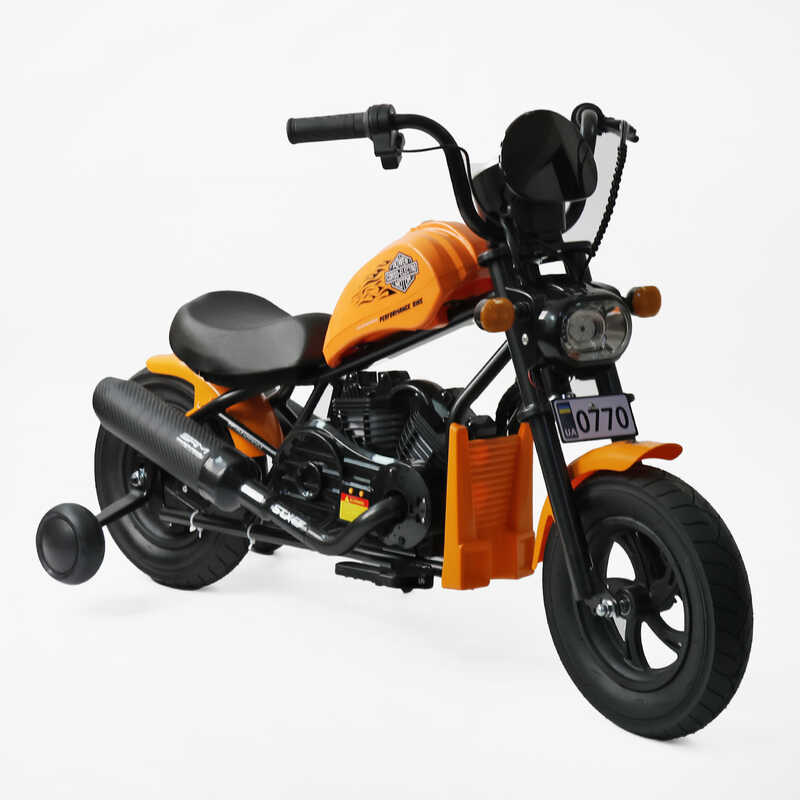 Мотоцикл електричний дитячий Corso H-35291 (1) двигун 160W, акумулятор 24V5Ah, Bluetooth, звук двигуна, в коробці