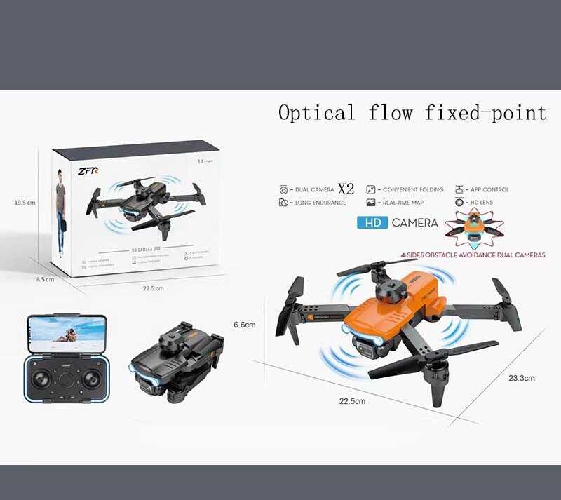 Квадрокоптер на радіокеруванні F 187 (36) підсвічування, знімний акумулятор, пульт, HD камера, сумка для зберігання, в коробці