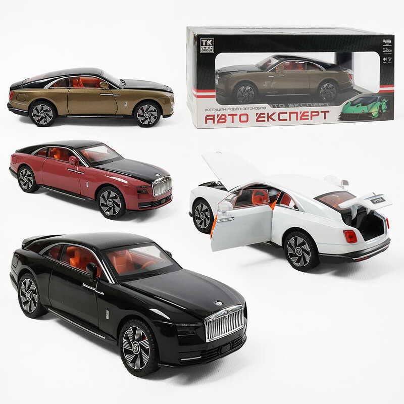 Машинка 1416-28 (24) "Авто Експерт", 4 кольори, металопластик, 1:24, звук, світло, інерція, відчиняються двері, у коробці, ВИДАЄТЬСЯ ТІЛЬКИ МІКС ВИДІВ