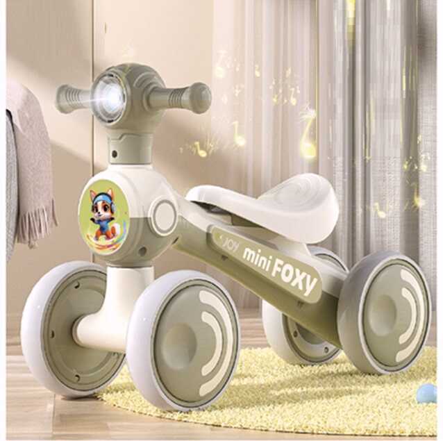 Велобіг JOY 4-х колісний TR-90118 (1) колеса EVA, рама пластик, УКРАЇНСЬКЕ ОЗВУЧУВАННЯ та підсвічування, в коробці