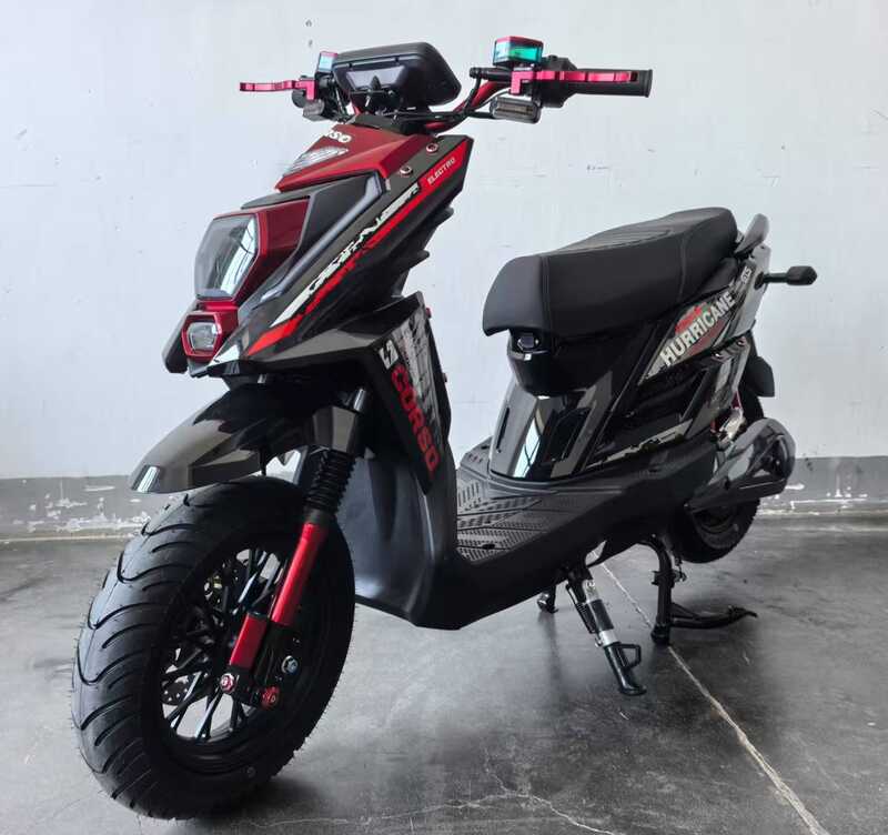 Електричний мопед Corso Hurricane HR-230114 (1) двигун 2500W, акумулятор літій-залізо-фосфатний 72V/40Ah, в коробці