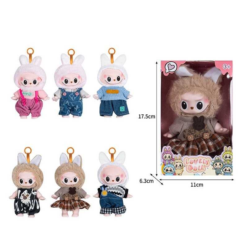 М`яка іграшка-брелок JZ 774 C9 (240/2) герой, пластикове тіло, знімний одяг, кільце для підвішування, в коробці, ВИДАЄТЬСЯ ТІЛЬКИ МІКС ВИДІВ