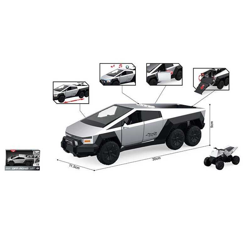 Машинка WY 1142 A (24) звук, підсвічування, масштаб 1:18, інерція, в коробці