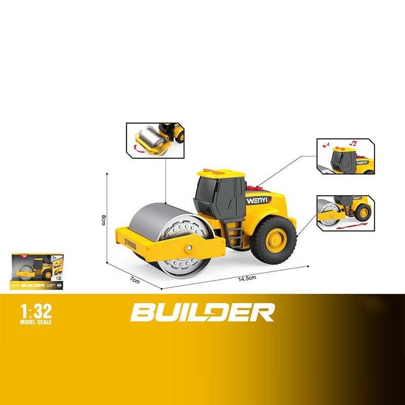 Спецтехніка WY 1127 A (96) звук, підсвічування, масштаб 1:32, інерція, в коробці