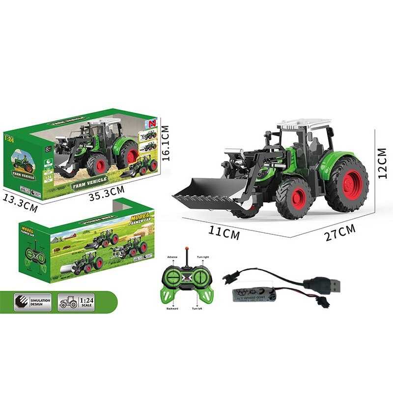 Трактор на радіокеруванні 99-88 A (24) в коробці