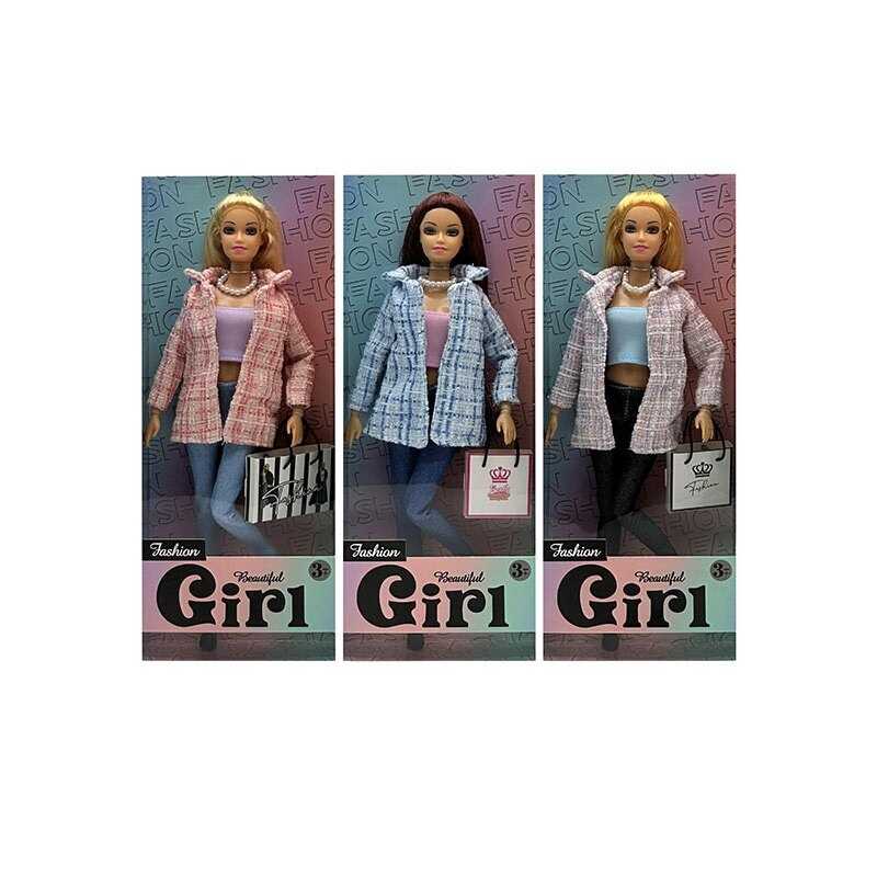 Лялька  XD 119-6 (168/2) 3 види, висота 30 см, шарнірні суглоби, аксесуари, в коробці, ВИДАЄТЬСЯ МІКС ВИДІВ