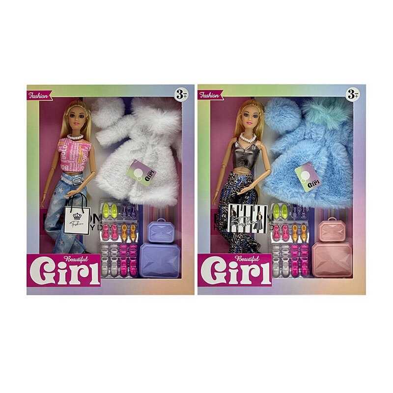 Лялька  XD 120-4 (72/2) 2 види, висота 30 см, шарнірні суглоби, аксесуари, в коробці ВИДАЄТЬСЯ МІКС ВИДІВ