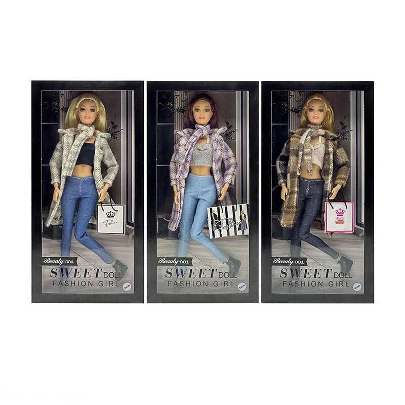 Лялька  XD 121-1 (120/2) 3 види, висота 30 см, шарнірні суглоби, аксесуари, в коробці ВИДАЄТЬСЯ МІКС ВИДІВ