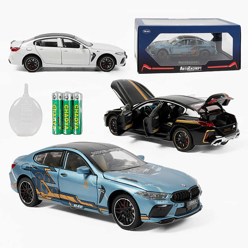 Машинка GT-12932 (24/2) "Авто Експерт", 3 кольори,металопластик,1:24,звук,парогенерація,світло,інерція, відкриваються двері,у коробці,МІКС ВИДІВ