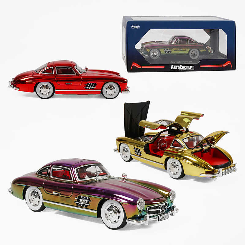 Машинка GT - 15382 (24) "Авто Експерт", 3 кольори, металопластик, звук, підсвічування,1:24, інерція, відчиняються двері, в коробці, МІКС