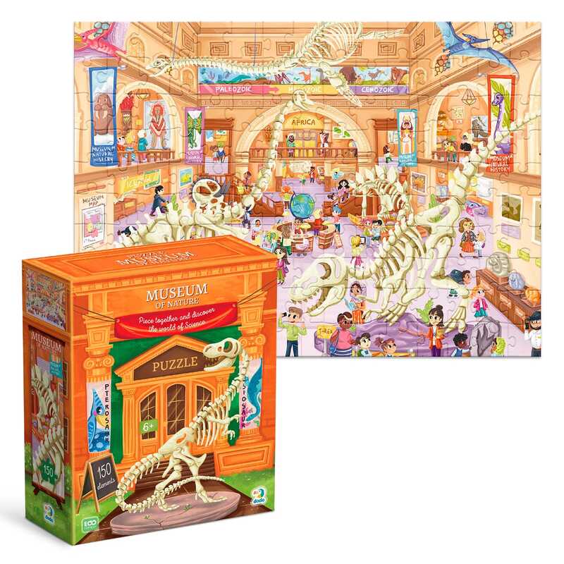 гр Пазл "Музей Природи" 300639 (12) "DoDo", 150 елементів,  розмір - 28х39, в коробці