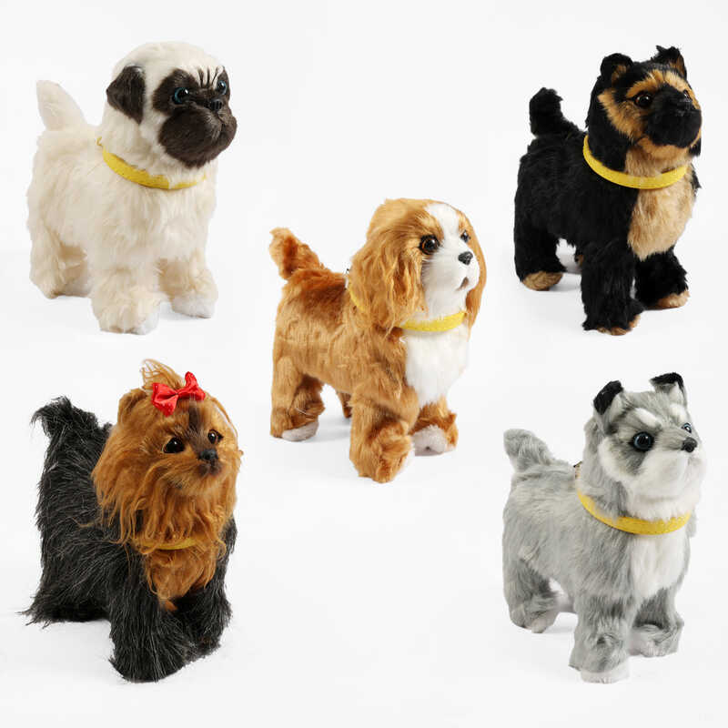 Інтерактивна іграшка M 19751 (72) видає звуки, мелодія, ходить, рухає головою та хвостом, реагує на дотик, нашийник, в пакеті, ВИДАЄТЬСЯ ТІЛЬКИ МІКС ВИДІВ