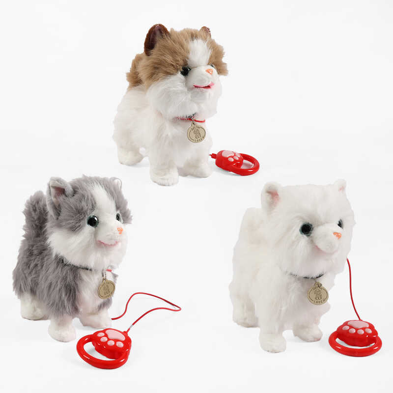 Улюбленець C 73703 (60) "Кошеня", на повідці, звук, ходить, облизує, музика, запис та відтворення голосу, сенсорний датчик, ВИДАЄТЬСЯ ТІЛЬКИ МІКС ВИДІВ