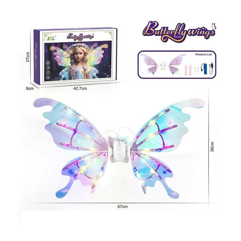 Крила 3620 (16) акумулятор 3.7 V, USB кабель, музика, підсвічування, беззвучний  режим, рухаються, ремінці, в коробці