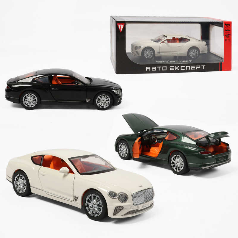 Машинка RS-93415 (24) "Авто Експерт", 3 кольори, металопластик, 1:24, звук, світло, інерція, відчиняються двері, в коробці,МІКС ВИДІВ