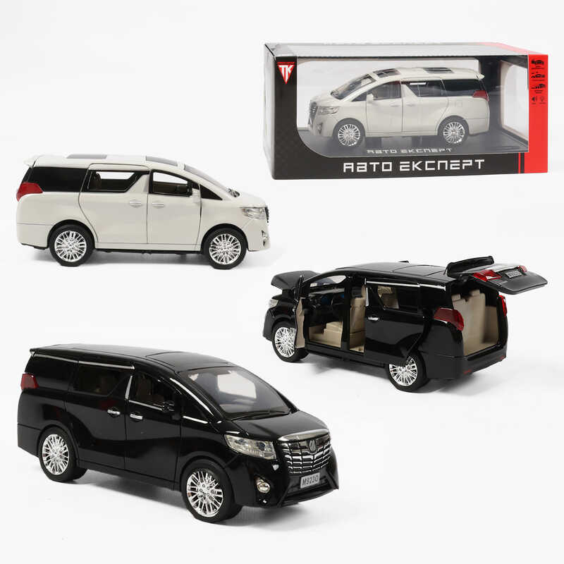 Машинка RS-11632 (24) "Авто Експерт", 2 кольори, металопластик, 1:24, звук, світло, інерція, відчиняються двері, багажник та капот, в коробці
