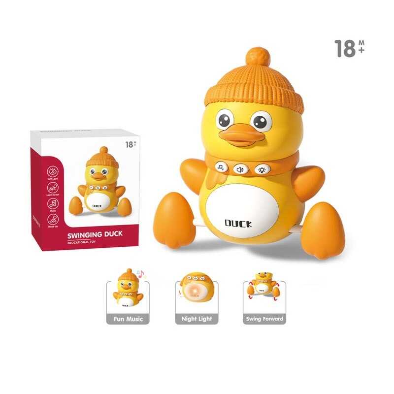 Каченя музичне YL 503 (48) ходить, мелодії, підсвічування, режими гучності, в коробці