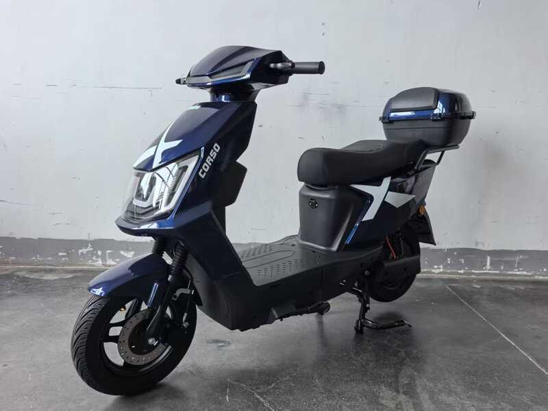 Електричний мопед Corso FlashX FL-174259 (1) + 1 ЯЩИК АКУМ, двигун 1200W, акумулятор графеновий 72V/23Ah, в коробці