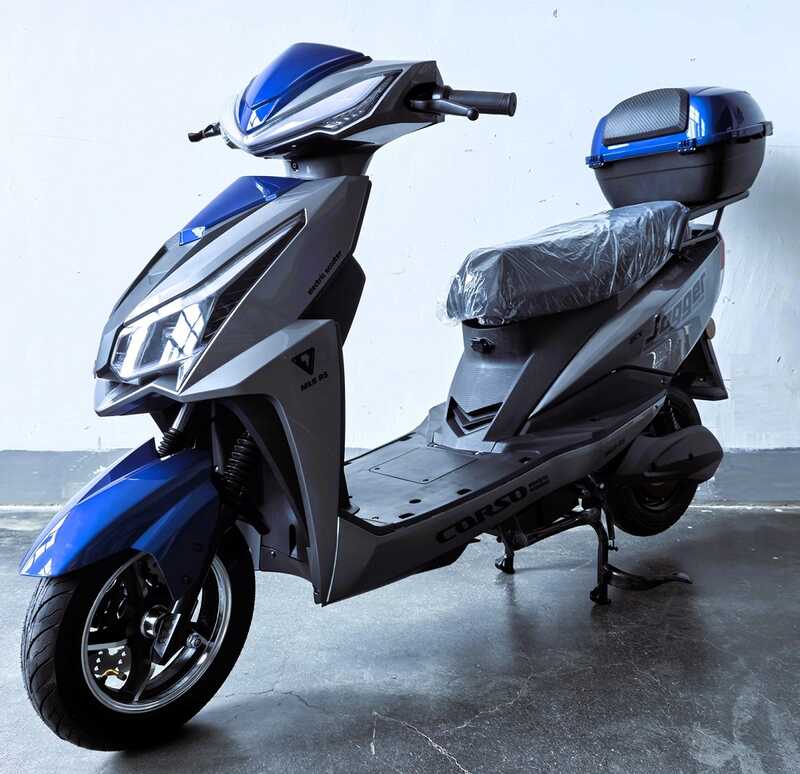 Електричний мопед Corso Jogger JR-316044 (1) + 1 ЯШИК АКУМ, двигун 1500W, акумулятор 72V/25Ah, в коробці