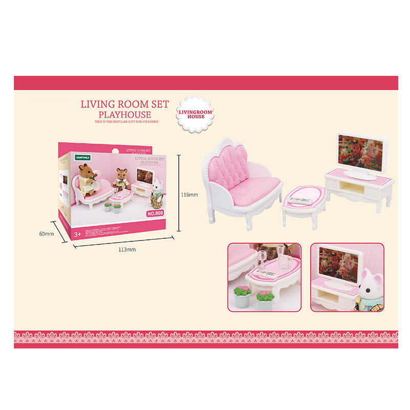 Набір меблів B 08 (120) диван, столик, телевізор, в коробці