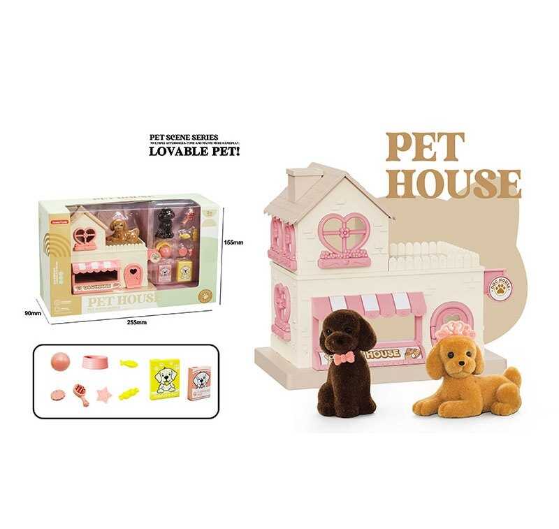 Будиночок M 08 (24) 2 флоксові фігурки, аксесуари, в коробці