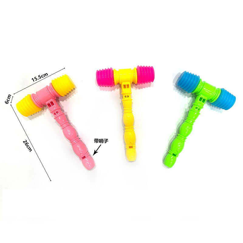 Молоточок 586-3 (384/2) 3 види, пискавка, свисток, у сітці, ВИДАЄТЬСЯ ТІЛЬКИ МІКС ВИДІВ