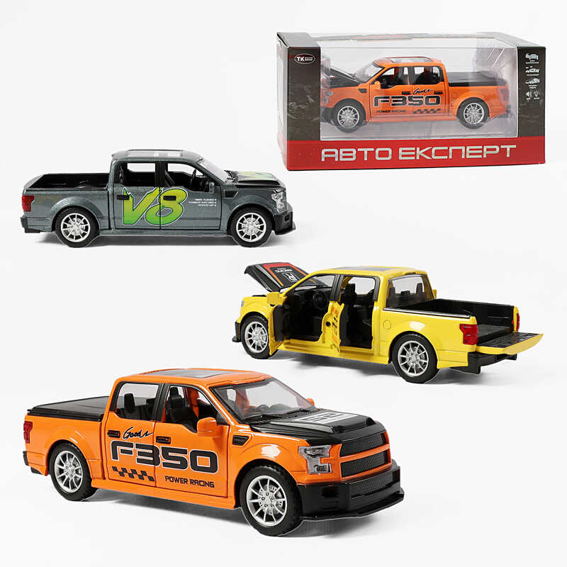 Машинка TX 33912 (48/2) "Авто Експерт", 3 види, металопластик, 1:22, світло, звук, інерція, відчиняються двері, в коробці, ВИДАЄТЬСЯ МІКС