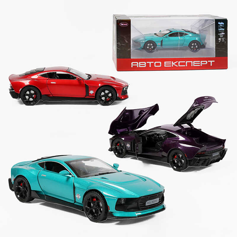 Машинка TX 41222 (48/2) "Авто Експерт", 3 види, металопластик, 1:22, світло, звук, інерція, відчиняються двері, в коробці, ВИДАЄТЬСЯ МІКС