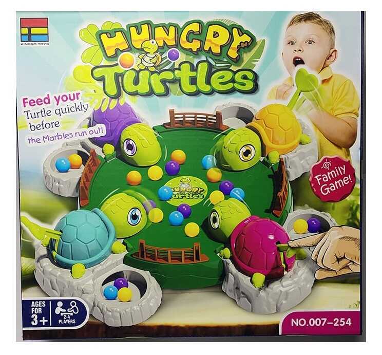 Настільна гра 007-254 (36) 4 черепашки, кульки, в коробці