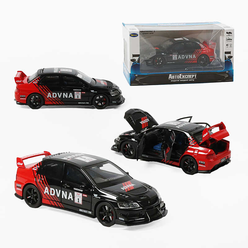 Машинка TK-76054 (48/2) "Авто Експерт", металопластик, 1:32, світло, звук, інерція, відчиняються двері, багажник, капот, 2 режими роботи: зі звуком / без, в коробці