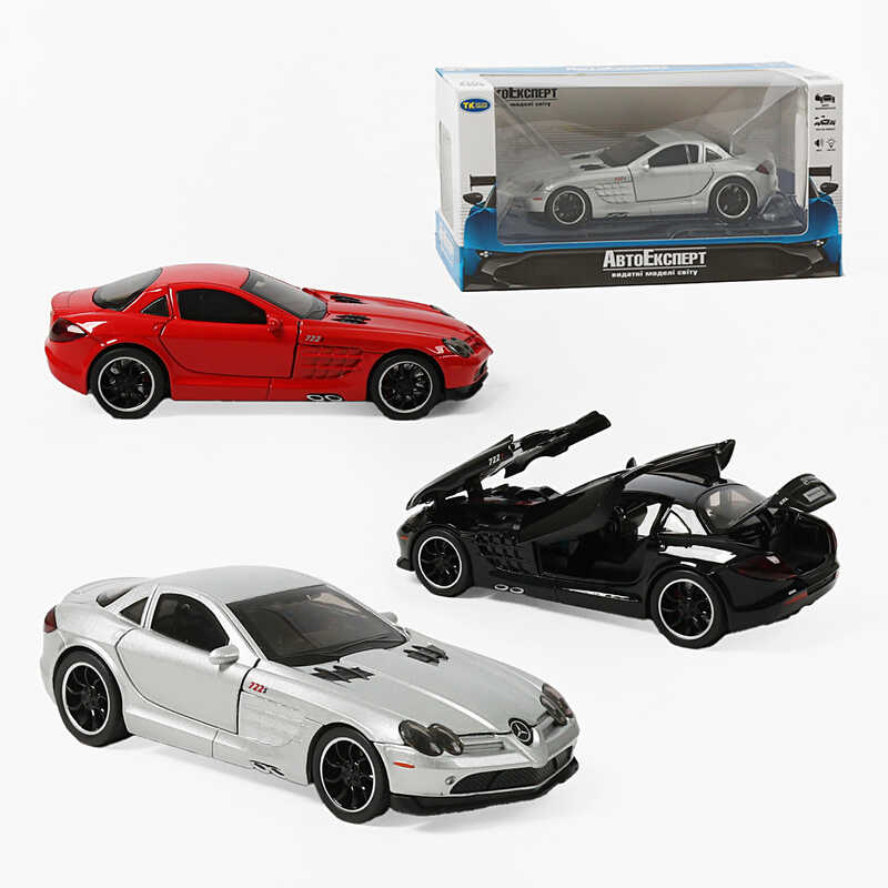 Машинка TK-31160 (48/2) "Авто Експерт", металопластик, 1:32, світло, звук, інерція, відчиняються двері, багажник, капот, в коробці, ВИДАЄТЬСЯ МІКС