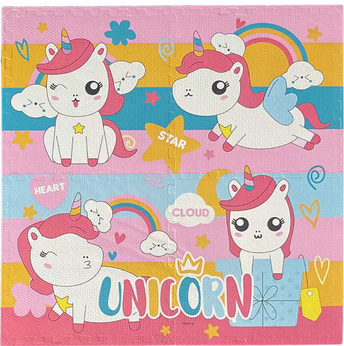 Килимок-пазл C 73915 (12) 4 елементи, 1 елемент 60х60 см, у плівці