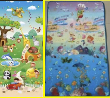 Килимок ігровий C 75166 (30) 2-х сторонній, EVA, 180х120 см, в сумці 