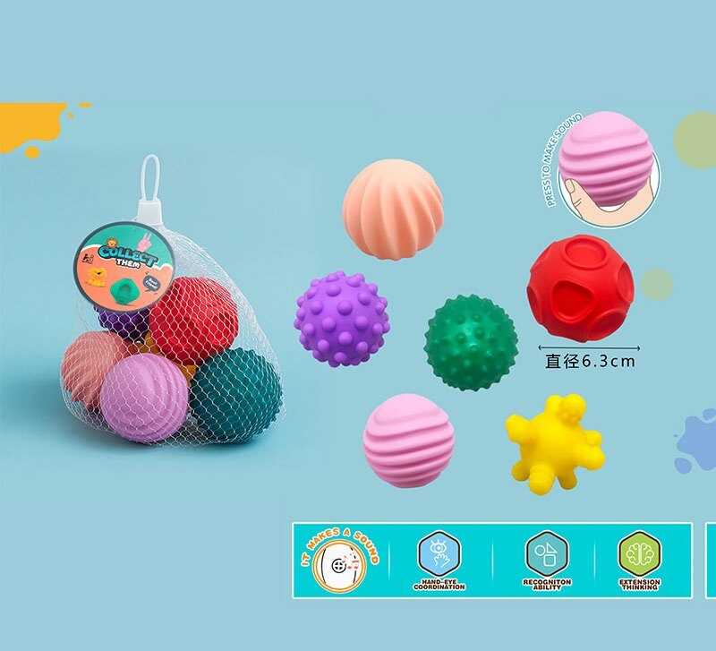 Набір пискавок 916-146 (144/2) 6 штук, середній розмір 6х6 см, в пакеті