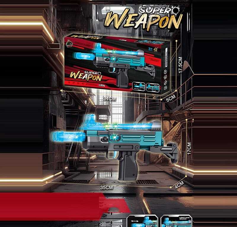 Автомат 688-115 (72/2) 34х4х17 см, підсвічування, звуки, на батарейках, рухомі елементи, в коробці