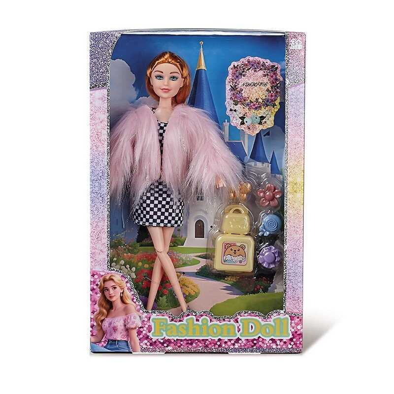 Лялька 8675-7 (48/2) висота: 30 см, шарнірні з’єднання суглобів, голова та руки - гума, знімний одяг та взуття, аксесуари, в коробці