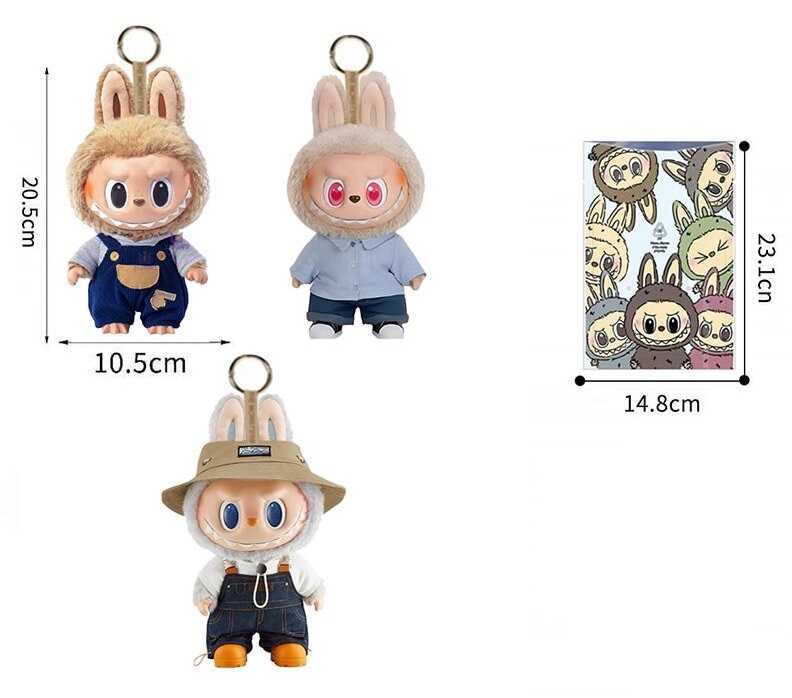 М`яка іграшка-брелок AK 46 (160) герой, висота 18 см, обертається голова, рухомі кінцівки, металеве кільце, знімний одяг, в пакеті, ВИДАЄТЬСЯ ТІЛЬКИ МІКС ВИДІВ