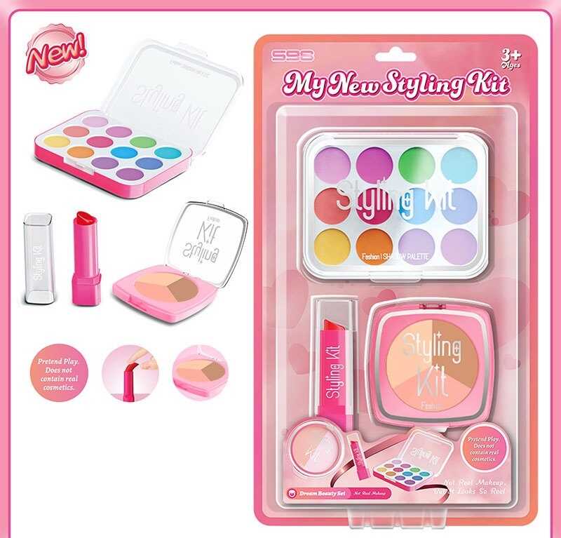 Набір косметики 598081 (120/2) 3 елементи, муляжі косметики, на листі