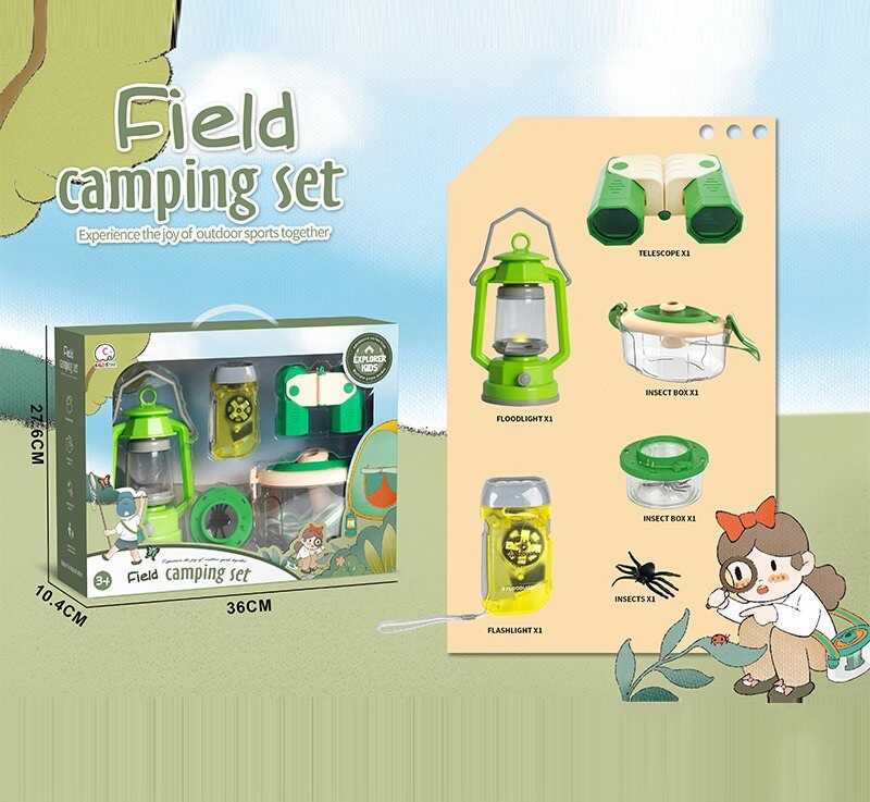 Набір дослідника JLX 6622-1 (24) комаха, лампа, підсвічування, ліхтарик з 2 режимами роботи, бінокль, бокс з моноклем, ремінець, в коробці